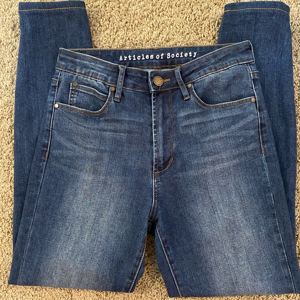 👖💙Articles of Society • skinny blue jeans • 26 • EUC - Picture 7 of 14
